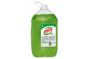 Ср-во для мытья посуды Velly light (зеленое яблоко) 5л